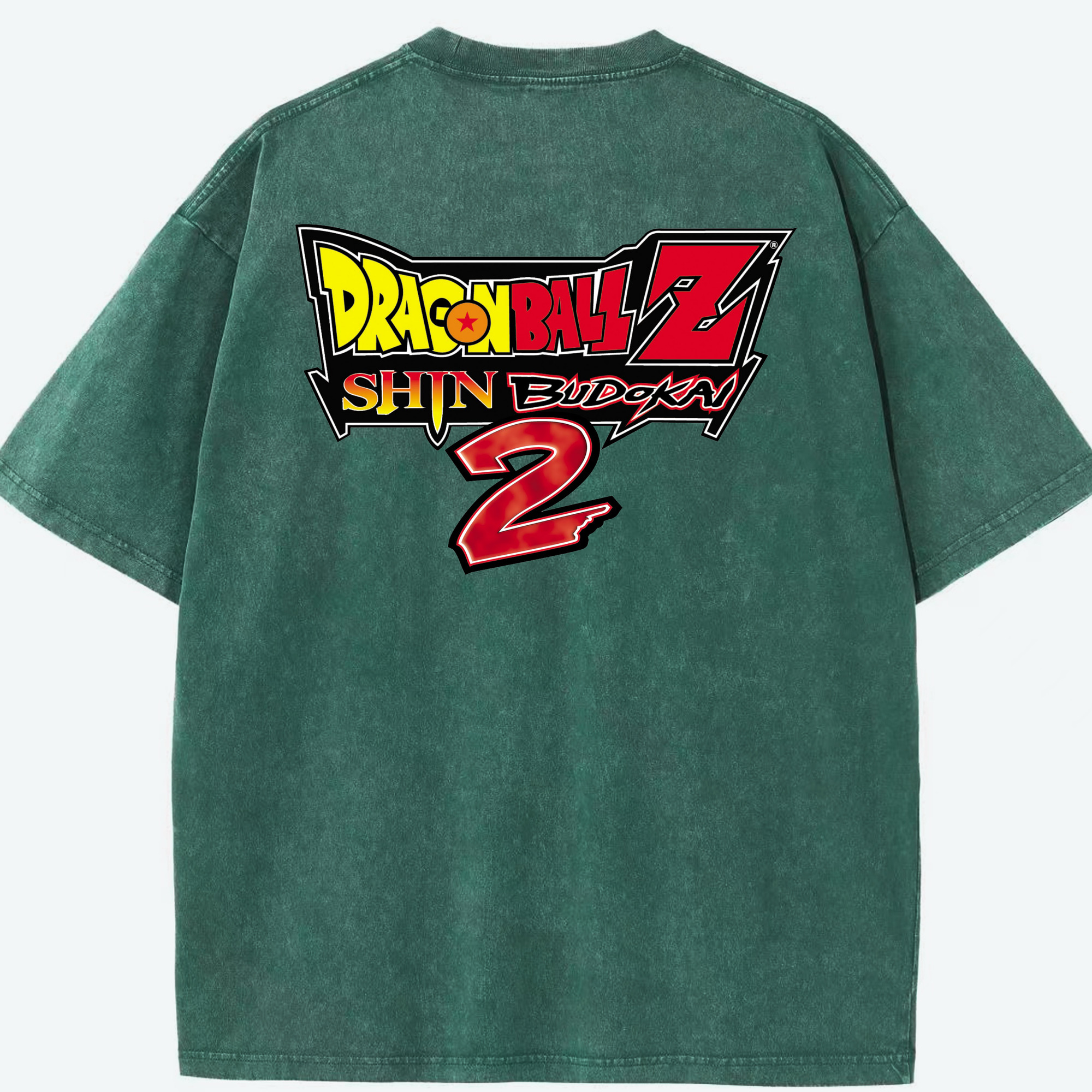（画像用） ドラゴンボール DRAGON BALL 綿100% ヴィンテージ風 半袖Tシャツ（背面プリント）